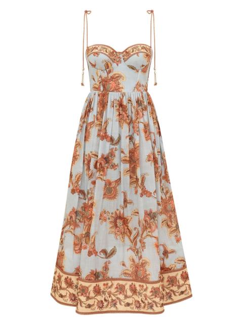 ASTER CORSET MIDI DRESS