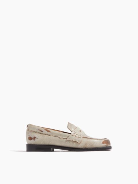 Jerry Mocassino Loafer in White Beige