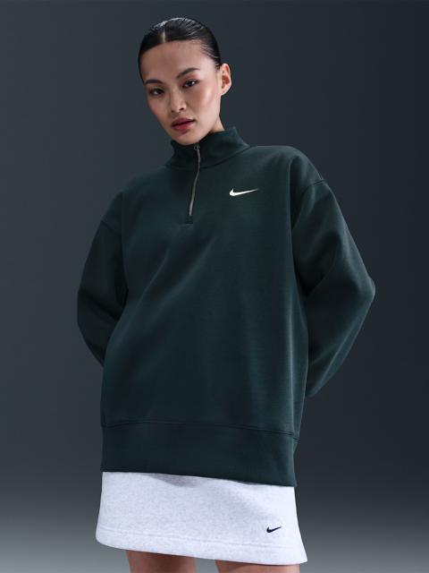 Nike Sportswear Phoenix Fleece Women's Oversized 1/4-Zip Long Sweatshirt