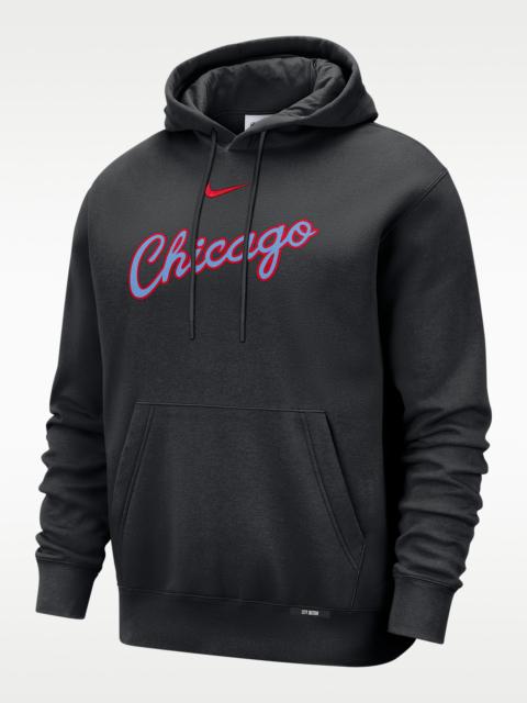 Chicago Bulls City Edition Men's Nike Basketball Club Pull-Over Hoodie
