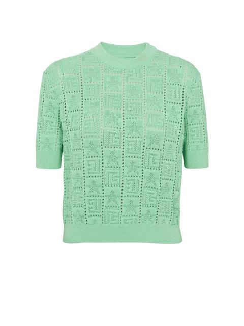 Monogram knit jumper