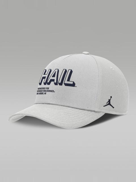 Michigan On-Field Primetime Rise Men's Jordan Brand College Adjustable Hat