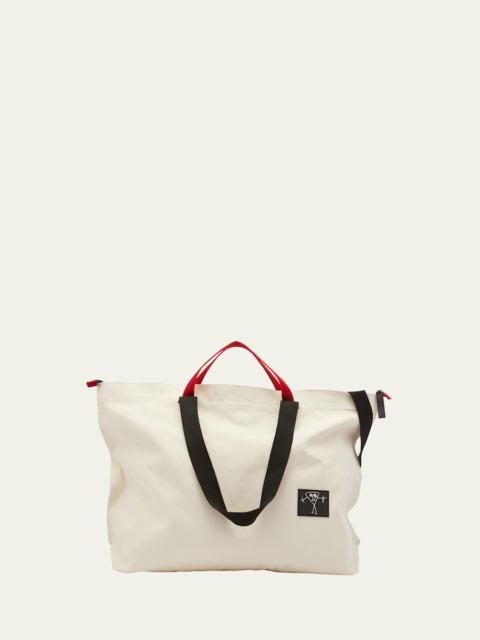 Large Pili and Bianca Canvas Shopper Tote Bag