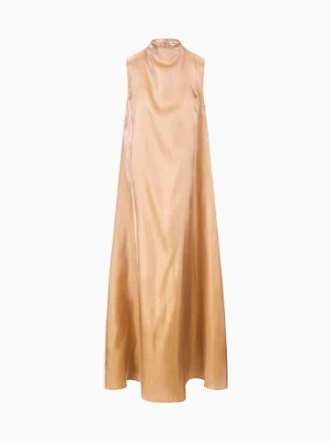 STAUD ARAYA DRESS ROSE GOLD