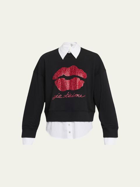 Je'Taime Justina Combo Pullover