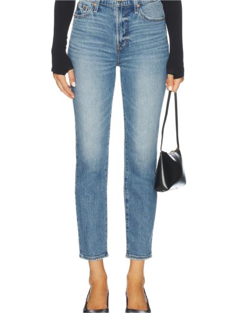 Bri Ankle High Rise Slim Straight Jeans
