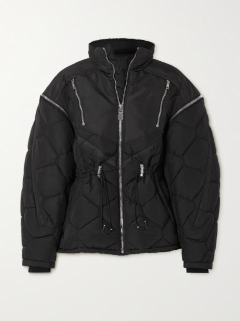 Convertible Quilted Padded Shell Jacket