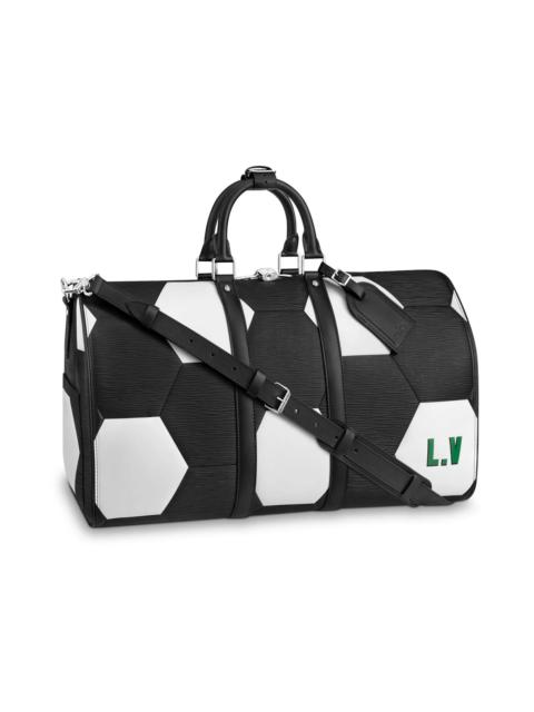 Louis Vuitton x FIFA World Cup Keepall Bandouliere Hexagonal 50 Noir