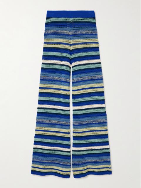 Nevado Crocheted Cotton Flared Pants