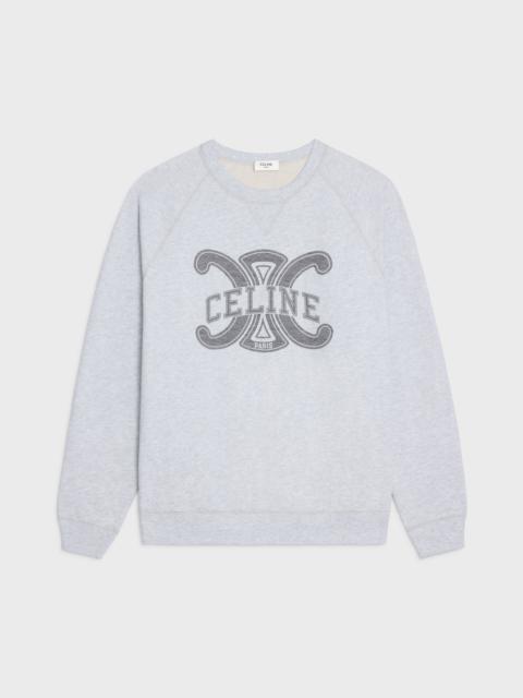 regular sweatshirt IN cotton fleece