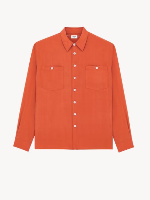 PAJAMA TOP IN SILK HABOTAI