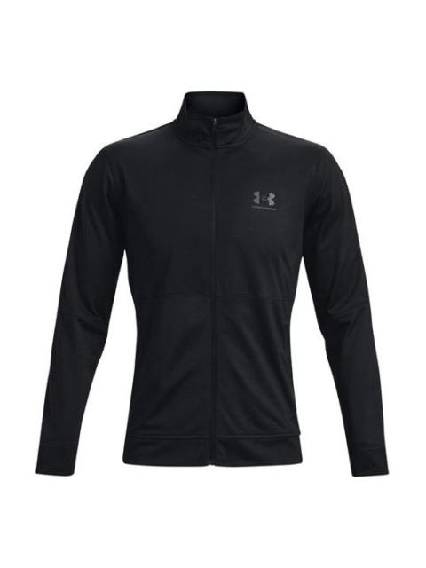 Under Armour Pique Track Jacket 'Black' 1366202-001