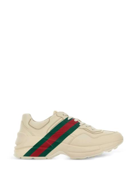Gucci Rhyton Web-stripe Sneakers