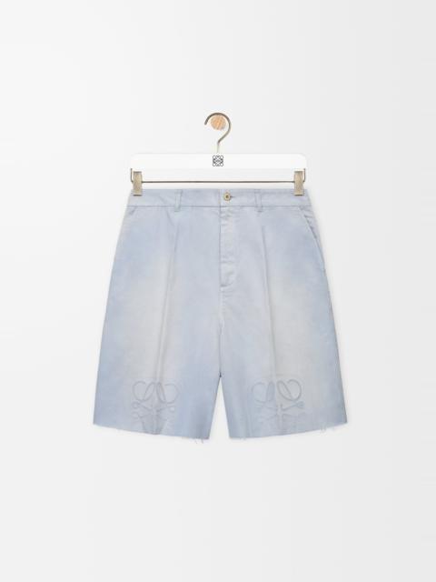 Anagram shorts in cotton