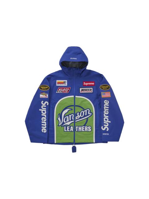 Supreme Vanson Leathers GORE-TEX Shell Jacket Royal