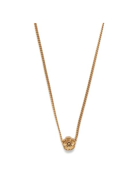 flower-pendant necklace