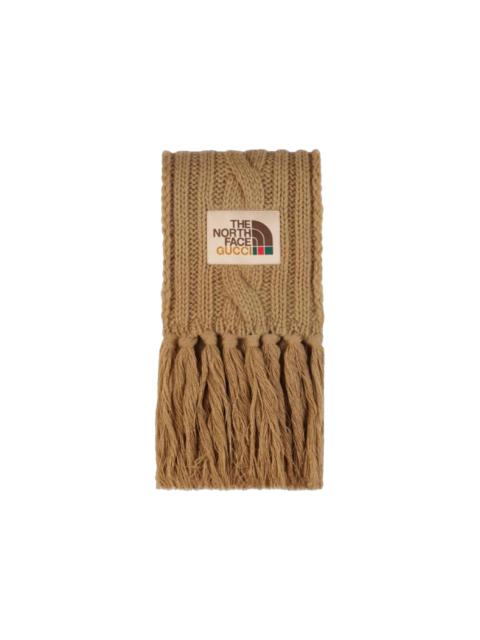 The North Face x Gucci wool scarf