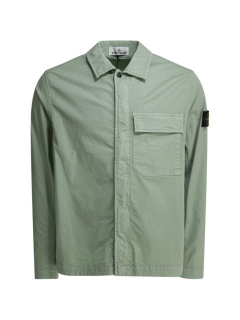 patch pocket overshirt
