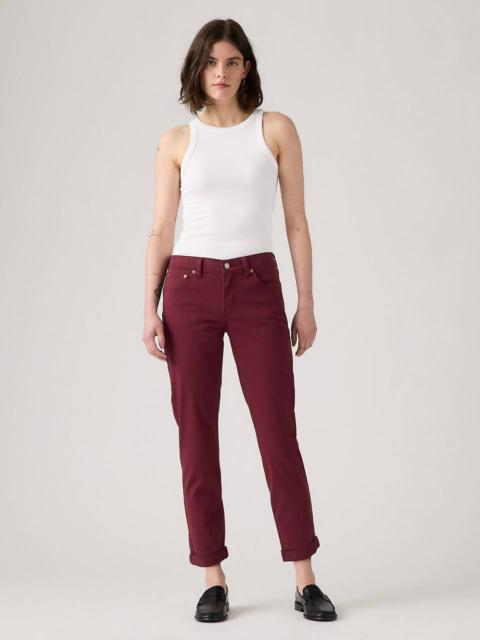 MID-RISE BOYFRIEND WOMEN'S PANTS