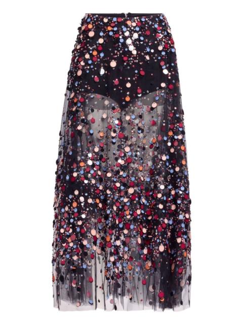 bead-embellished skirt