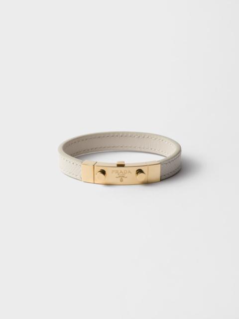 Saffiano leather bracelet