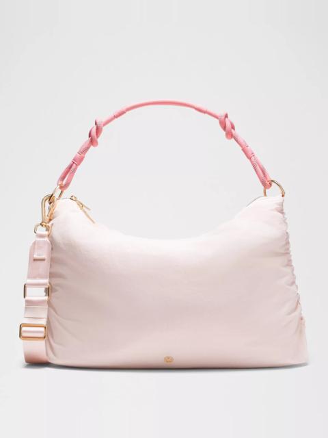 Convertible Ruched Crossbody Bag *Large 16L