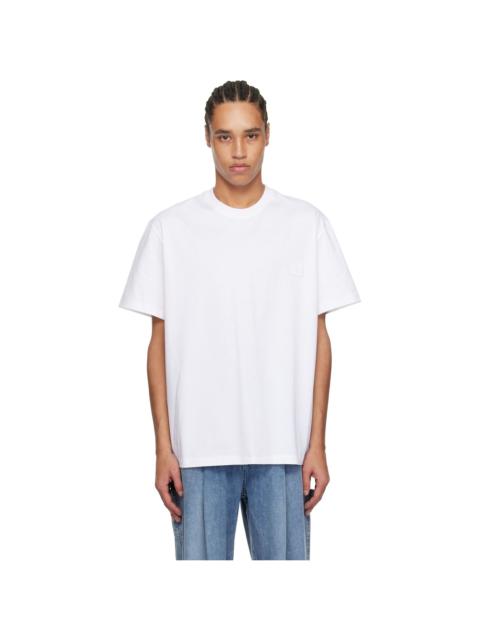 White 3D Coral Back Logo T-shirt