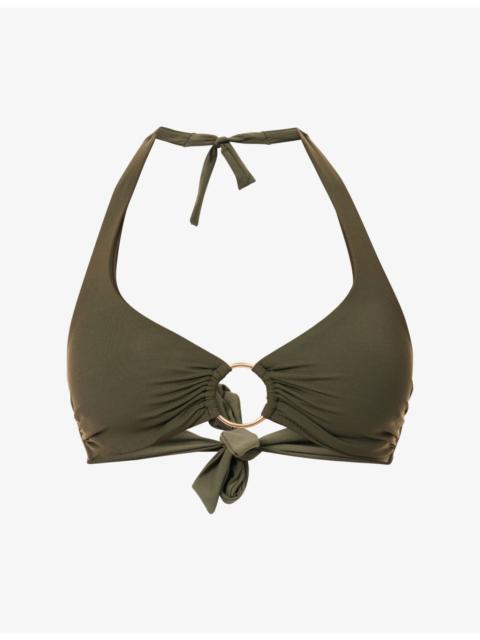 Brussels Halterneck Bikini Top
