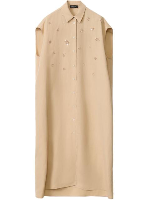 sequin-embellished midi dress