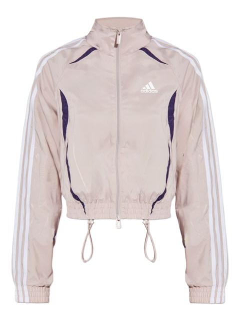 three-stripe cropped track jacket