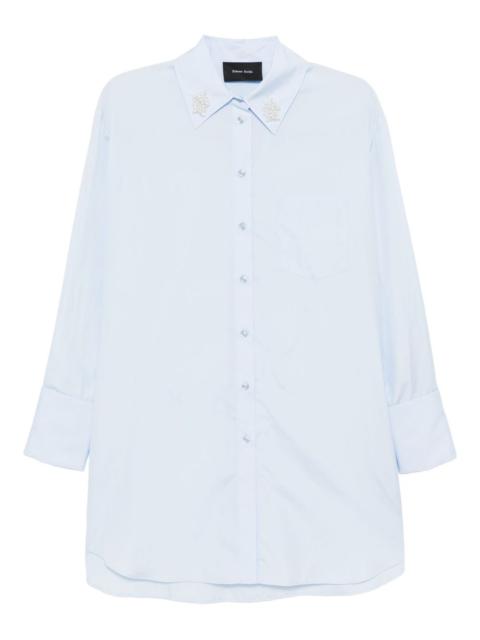 pearl-detailed shirt