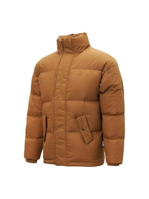 PUMA MMQ Down Puffer Jacket 'Brown' 536623-74