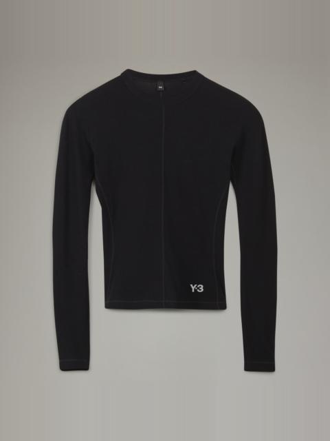 Y-3 Fitted Long Sleeve Tee
