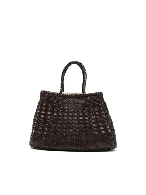 Santa Cano braided-handle tote bag