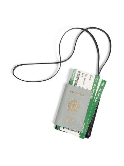Men's Passport Phone Holder  in Balenciaga Grey