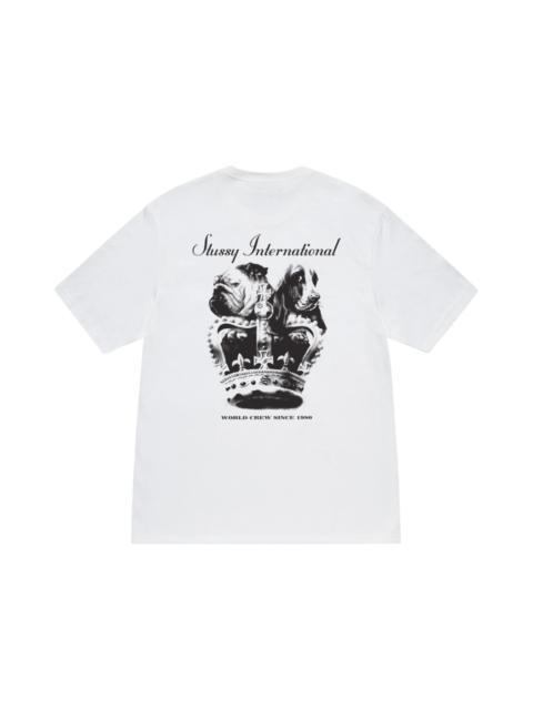 Stussy Dog Crown Tee White