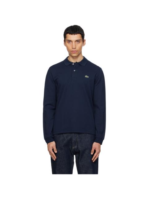 Navy Classic Fit Long Sleeve L.12.12 Polo