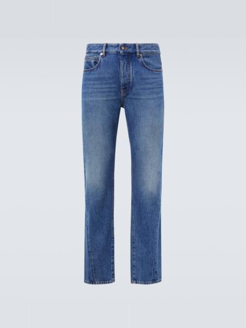Couture Seam straight jeans