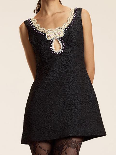 Petit Four Lace Trim Dress