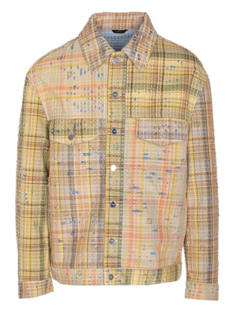 Patchwork denim jacket