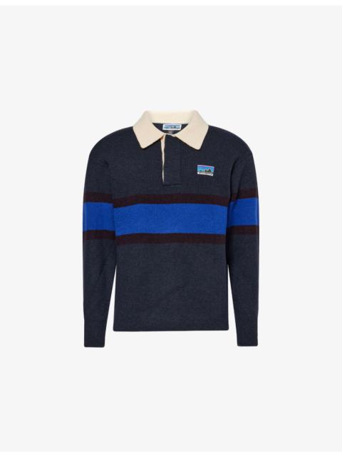 Rugby Striped Wool-Blend Jumper
