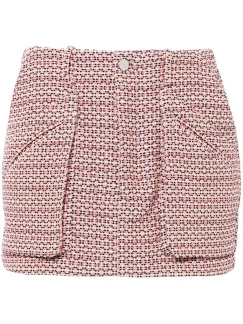 tweed mini skirt