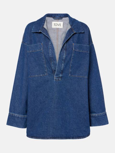 Sonny denim blouse