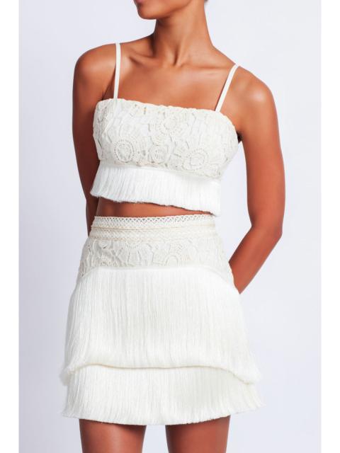 Crochet Fringe Cropped Top
