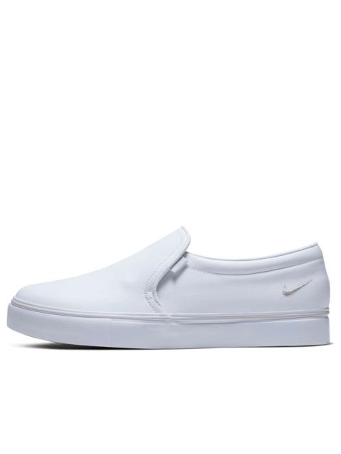 (WMNS) Nike Court Royale AC Slip-On 'White' CI0604-100