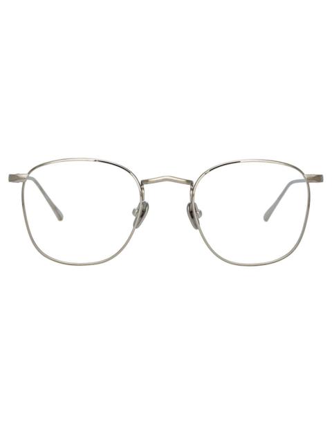 THE SIMON | SQUARE OPTICAL FRAME IN WHITE GOLD (C7)
