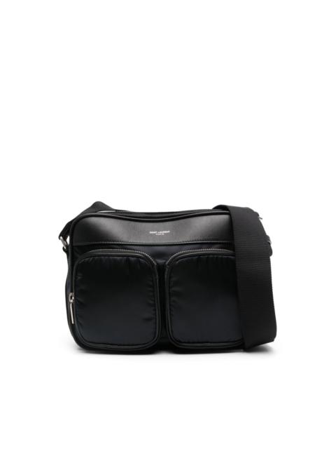 logo-print shoulder bag