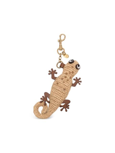 Gecko-charm keyring