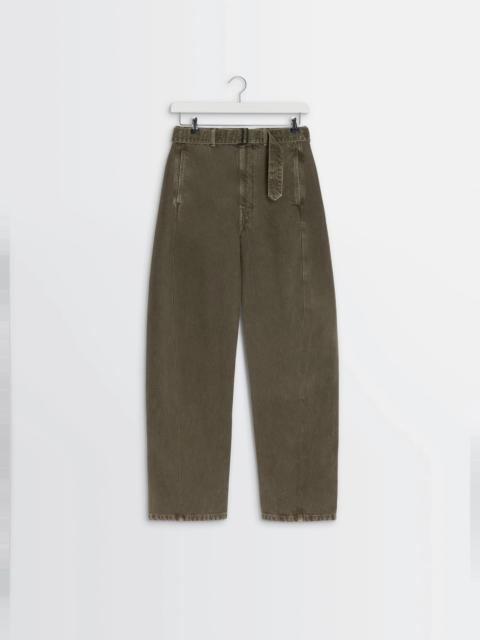 TWISTED BELTED PANTS