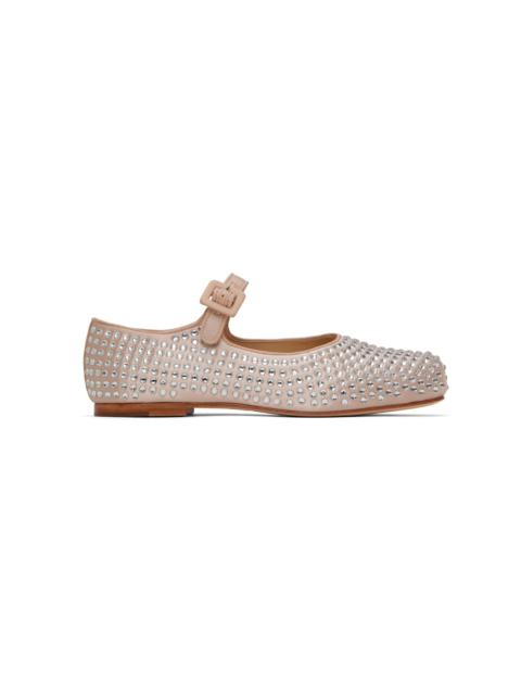 Pink Mary Jane Pointe Ballerina Flats